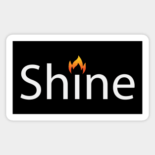 Shine artistic text design Sticker